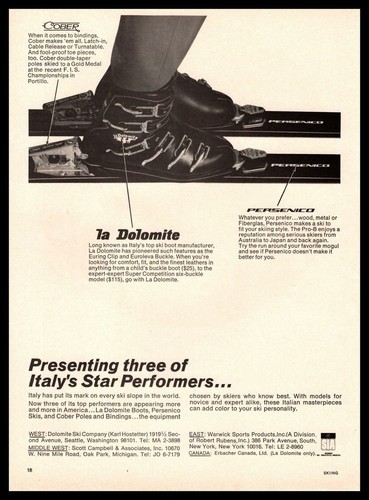1967 persenico sci italiano - 1967,