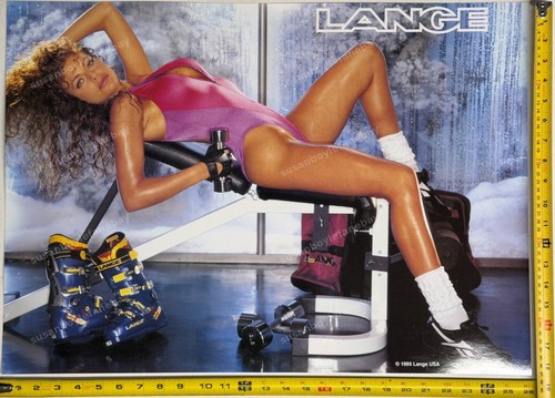 Poster scarponi sci lunghi